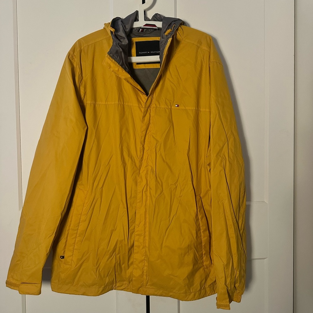 Tommy Hilfiger Men's Mustard Raincoat